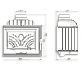 Камінна топка KAWMET W13 (9.5 kW) EСO — фото 4