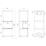 Камін модульний DEFRO HOME INTRA XSM C VER. COMPACT 1 — фото 2