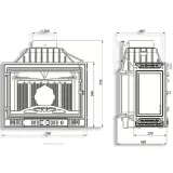 Камінна топка KAWMET W4 LB (14.5 kW) — фото 4