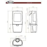 Чавунна піч Dovre SENSE 203 — фото 5
