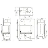 Камінна топка BOKAR 755047 L (15,2 kW ) white ceramatex — фото 9