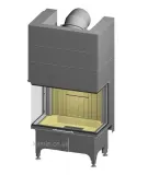 Камінна топка Spartherm Arte 3RL-80h трьохсторонній камін — фото 1