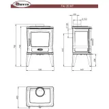 Чавунна піч Dovre TAI 35 WT — фото 23
