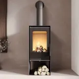 Піч сталева M-FIRE Evia 10 кВт з дровником — фото 8