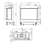 Газова камінна топка DEFRO HOME VITAL 51 S BP (NG) — фото 2