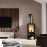 Піч сталева M-FIRE Evia 10 кВт з дровником — фото 7
