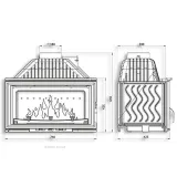 Камінна топка KAWMET W15 (13.5 kW) ECO — фото 6