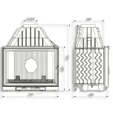 Камінна топка Kawmet W8 (17.5 kW) — фото 4