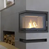 Камінна топка Nordflam Roten Left кутова — фото 4