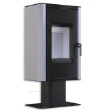 Сталева піч BOKAR Aston FD 4380 ( 9,0 кВт ) white ceramatex — фото 12