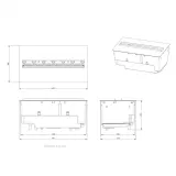 Електрокамін Dimplex Cassette 400 LED LOG — фото 6