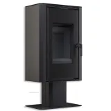 Сталева піч BOKAR Aston FD 4380 ( 9,0 кВт ) black ceramatex — фото 7