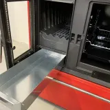 Опалювально-варильна піч Plamen 850 Glas — червона емаль — фото 11