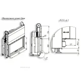 Повітряна камінна топка Gavryliv&Sons 120x80 гільйотина — фото 4