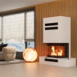Камінна топка BOKAR PSG 60 (8,3 kW ) white ceramatex — фото 9