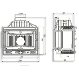 Камінна топка KAWMET W4 PLB (14.5 kW) — фото 4