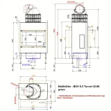 BKH 5.0 Tunnel 42-66 DT-DT камін тунельний з боковим відкриттям — фото 8
