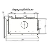 Повітряна камінна топка Gavryliv&Sons 86x48x52 — фото 11