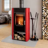 Сталева піч BOKAR Aston WD 4380 ( 9,0 кВт ) white ceramatex — фото 16