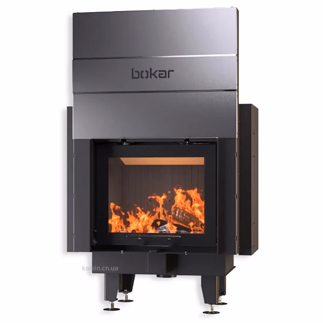 Камінна топка BOKAR 6050G (14,4 kW ) White ceramatex