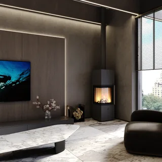 Піч сталева кутова M-Fire Corfu 9kW — фото 11