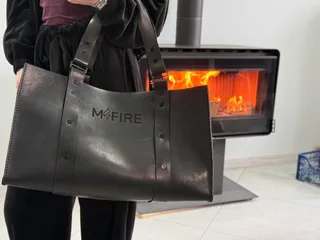 Шкіряна сумка M-Fire чорна — фото 4