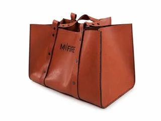 Шкіряна сумка M-Fire коричнева — фото 2
