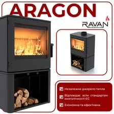 Чавунна піч Ravan Aragon 16 kW — фото 11