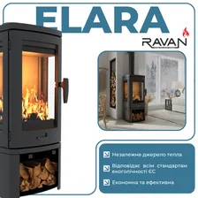 Чавунна піч RAVAN Elara 10 кВт — фото 13