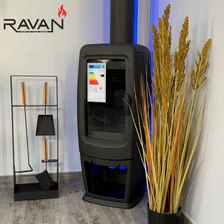 Чавунна піч RAVAN Incorta 10 кВт на дровах — фото 20