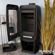 Чавунна піч RAVAN Incorta 10 кВт на дровах — фото 22