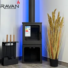 Чавунна піч RAVAN Magic 10 кВт на дровах — фото 30