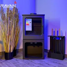 Чавунна піч RAVAN Magic 10 кВт на дровах — фото 26